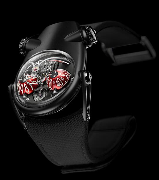 MB&F HOROLOGICAL MACHINE HM10 DARK BULLDOG Red 100.AL.R Replica Watch